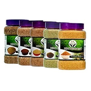 SIRIDHANYA unpolished and  organic  (12 Months Shelf Life) Dr. Khadar VAli 5 Positive millets combo pack in Jar (Kodo, Foxtail, Brown_top, Barnyard and Little) each millet 900gm packed in Jar, organic